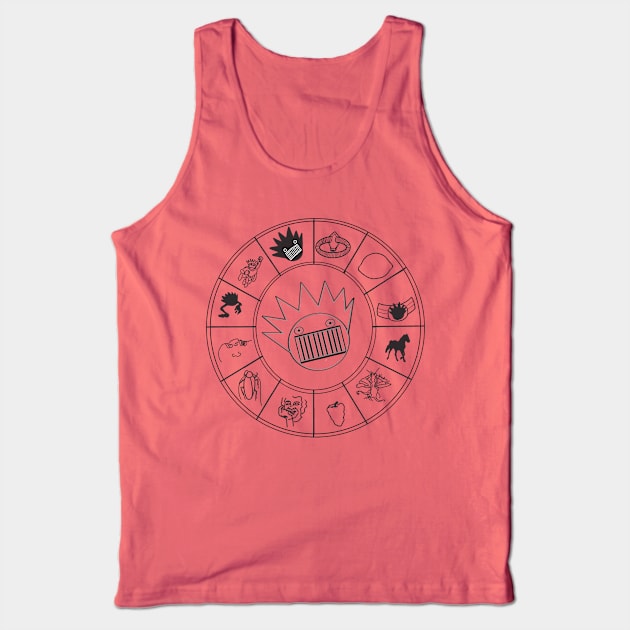 Boognish Rising - Horoscope Birth Chart for Ween Tank Top by brooklynmpls